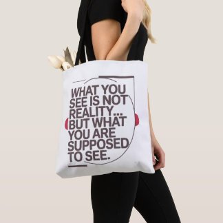 Bolsa Tote Verdade como Projetada para Você