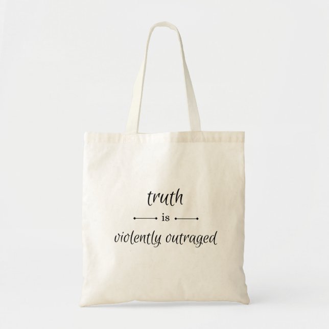 Bolsa Tote Verdade ou mentira? (Frente)