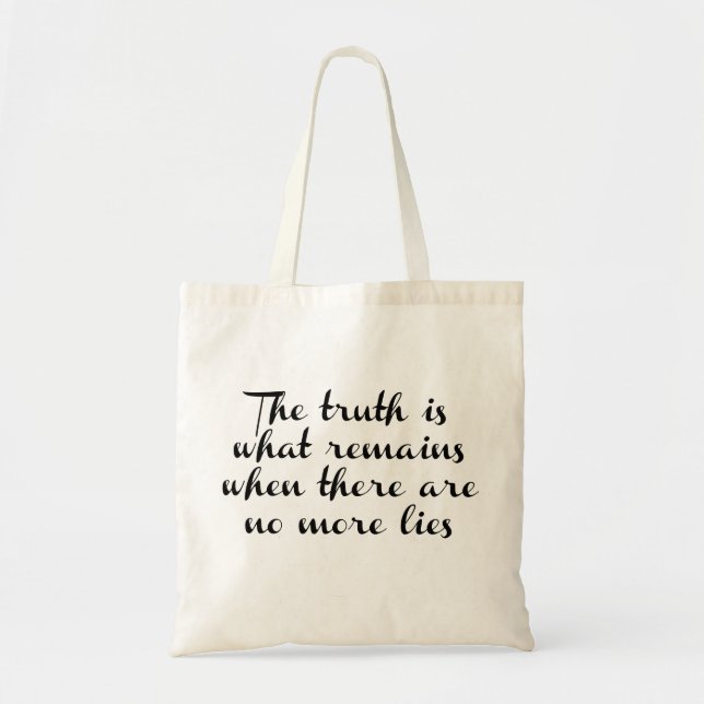 Bolsa Tote Verdade Restante (Frente)