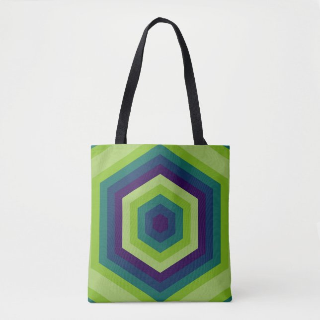 Bolsa Tote Verdant Vortex (Frente)