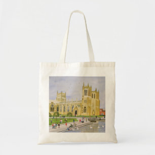 Bolsa Tote Verde 1989 da catedral e da faculdade de Bristol