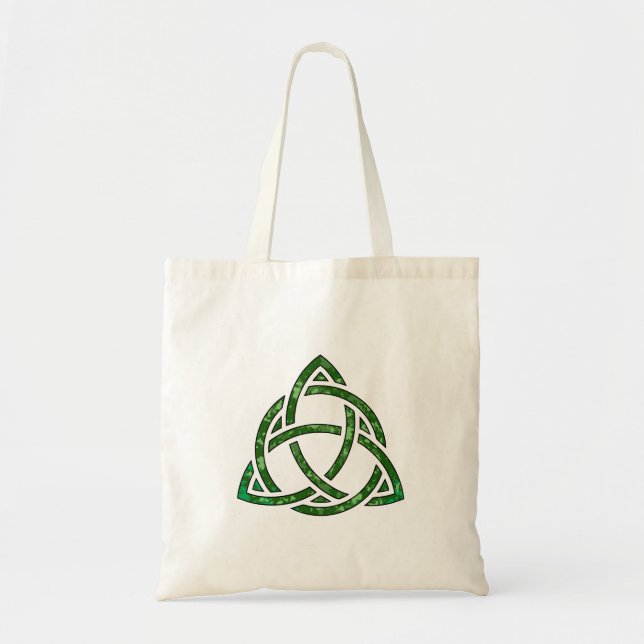 Bolsa Tote verde irlandês (Frente)