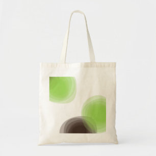 Bolsa Tote Verde, moderno, simples, abstrato gráfico de flore