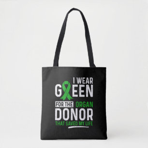 Bolsa Tote Verde Para O Rim Transplantado Do Doador De Órgãos