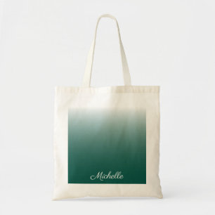 Bolsa Tote Verde personalizado do inclinação do ombre