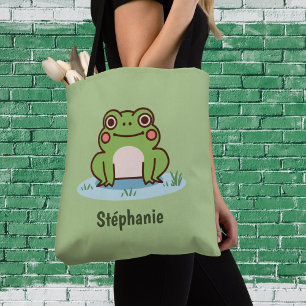 Bolsa Tote Verde Sapo bonito
