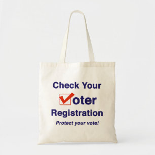 Bolsa Tote Verifique o seu registro eleitoral 2022