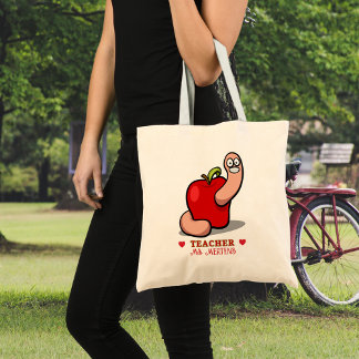 Bolsa Tote Verme de Apreciação do Professor no Orçamento de A