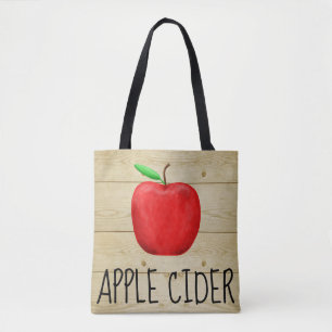 Bolsa Tote Vermelho Apple da sidra de maçã