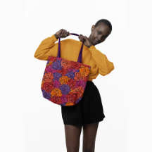 Vermelho, lilás, laranja, colorido, floral, Rosas