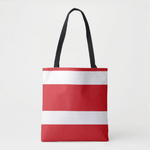 Bolsa Tote Vermelho listrado