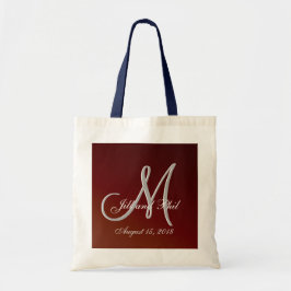 Bolsa Tote Vermelho Monograma 3d de Terras
