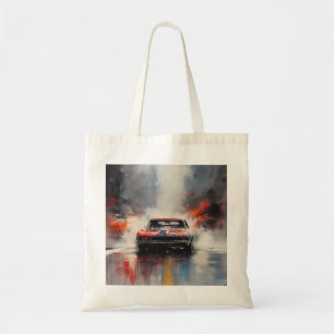 Bolsa Tote Vermelho Muscular Carro na cabeça