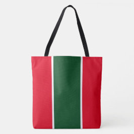 Bolsa Tote Vermelho Natal Brilhante Verde Floresta Branco Lis