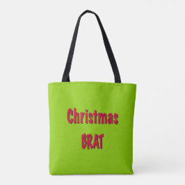 Bolsa Tote Vermelho Natal E Verde Brat