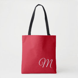 Bolsa Tote Vermelho Simples