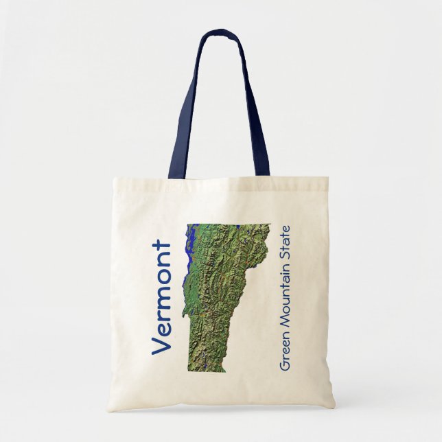 Bolsa Tote Vermont Map Bag (Frente)