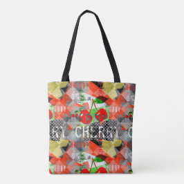 Bolsa Tote Versão de Cherry Uma escala menor, arte moderna de