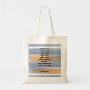 Bolsa Tote versículo da Bíblia