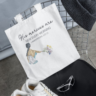 Bolsa Tote Versículo da Bíblia Cristã
