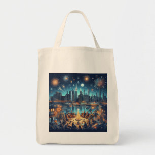 Bolsa Tote Véspera de Ano Novo em Nova Iorque