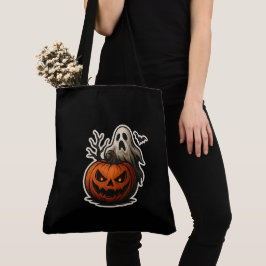 Bolsa Tote Vestido de Dia das Bruxas Spooky