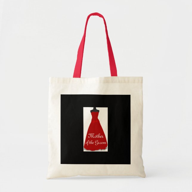 Bolsa Tote Vestido de Noiva Elegant Script Mãe do Noivo  (Frente)