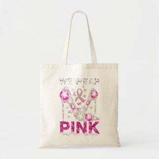 Bolsa Tote Vestimos T-Shir de Sensibilização para o Cancer de