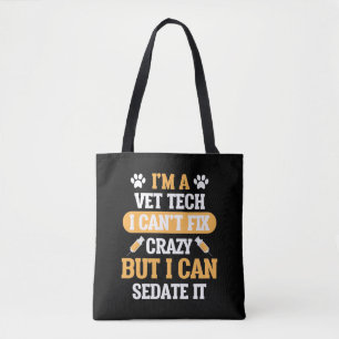 Bolsa Tote Vet Tech Veterinary Animal Veterinarian Rescut