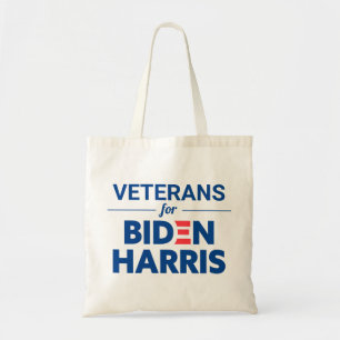 Bolsa Tote Veteranos para Biden Harris Texto Personalizado
