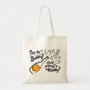 Bolsa Tote Veuve Before Vows: Champagne Bachelorette