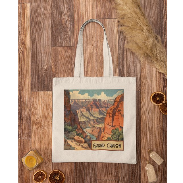 Bolsa Tote Viagem ao Grand Canyon Essencial (Criador carregado)