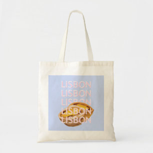 Bolsa Tote Viagem Art de Lisboa, Azul, Portugal, Pastel
