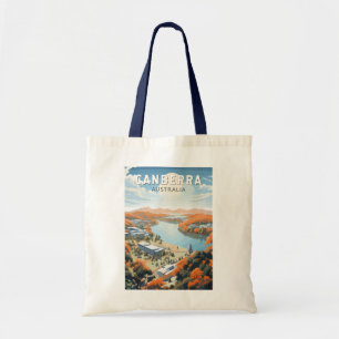 Bolsa Tote Viagem Art Vintage da Austrália Camberra