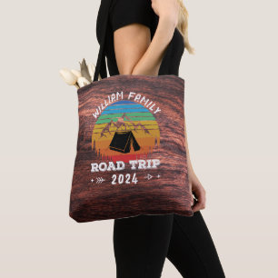 Bolsa Tote Viagem de Aventura de Campanha Familiar Personaliz