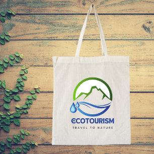 Bolsa Tote Viagem de ecoturismo para o logotipo de água de mo