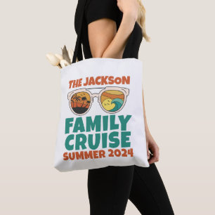 Bolsa Tote Viagem de Férias de Cruzeiro da Família Sunglass l