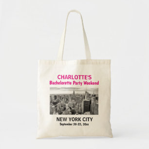 Bolsa Tote Viagem de Festas de solteira de meninas Nova Iorqu