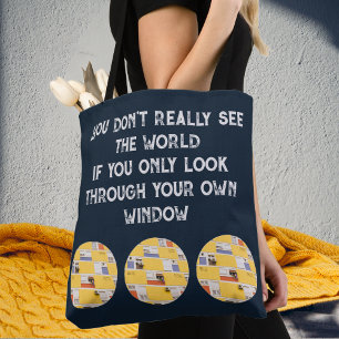 Bolsa Tote Viagem de inspiração para prédio de apartamentos a