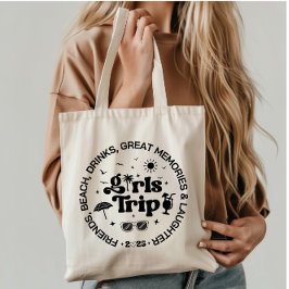 Bolsa Tote Viagem de Meninas 2025 - Férias de Praia Personali