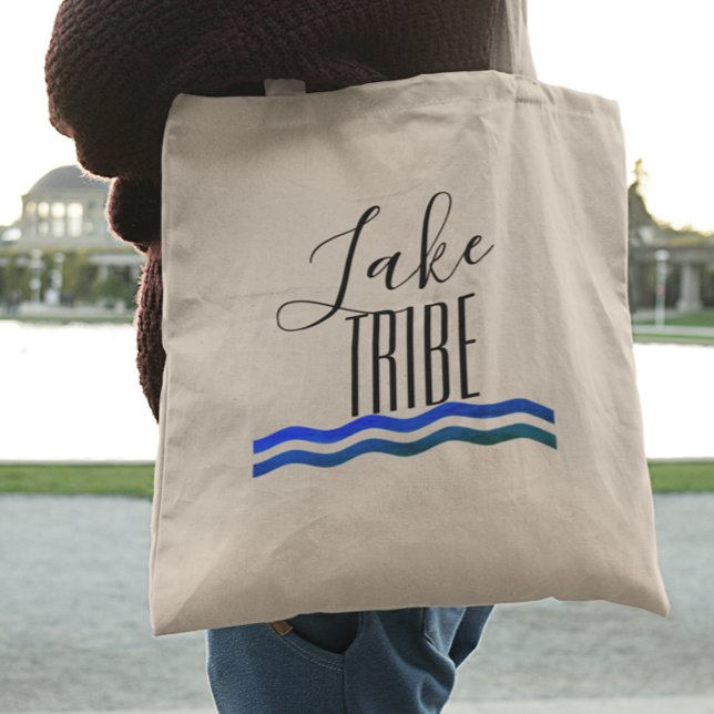 Bolsa Tote Viagem de Meninas da Tribo do Lago Férias de Solte (Criador carregado)