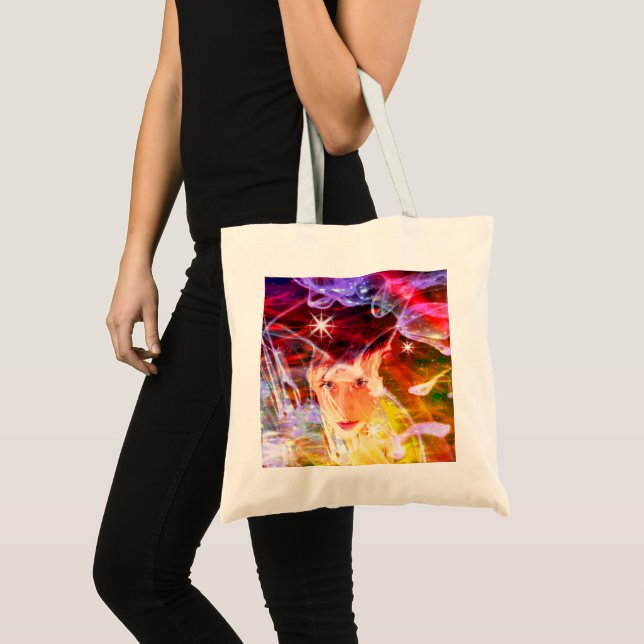 Bolsa Tote Viagem de Saco Leve Grande (Frente (produto))
