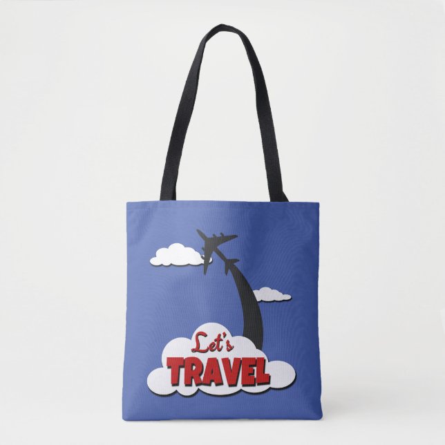 Bolsa Tote viagem de vamos (Frente)