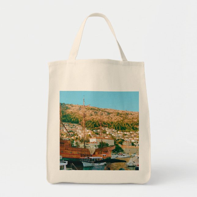 Bolsa Tote Viagem Dubrovnik Croácia (Frente)