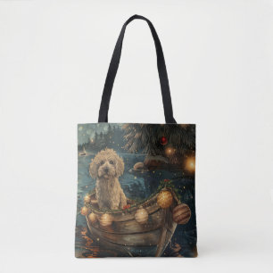 Bolsa Tote Viagem Festiva de Natal Havanês