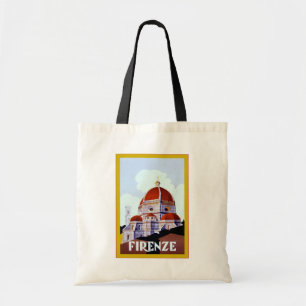 Bolsa Tote Viagem italiano do vintage do ~ de Firenze
