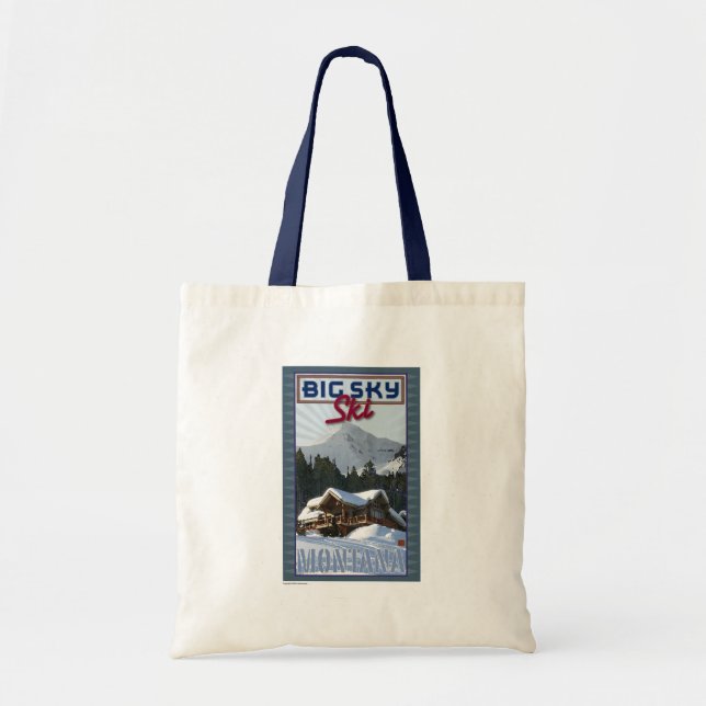 Bolsa Tote VIAGEM Montana-Big Sky (Frente)