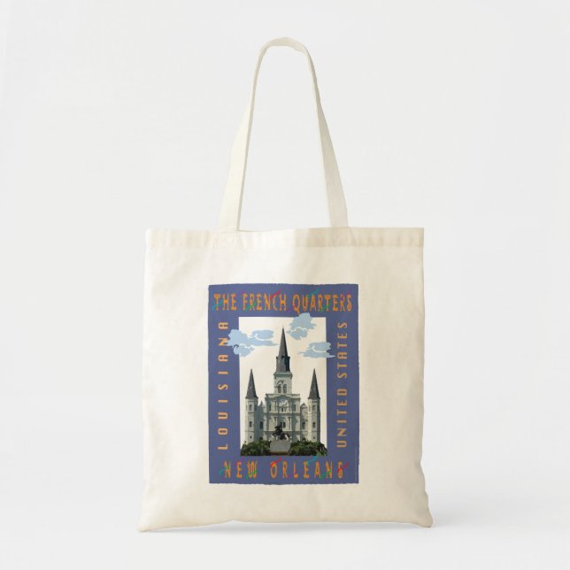 Bolsa Tote VIAGEM-Nova Orleans-N'awlins (Frente)