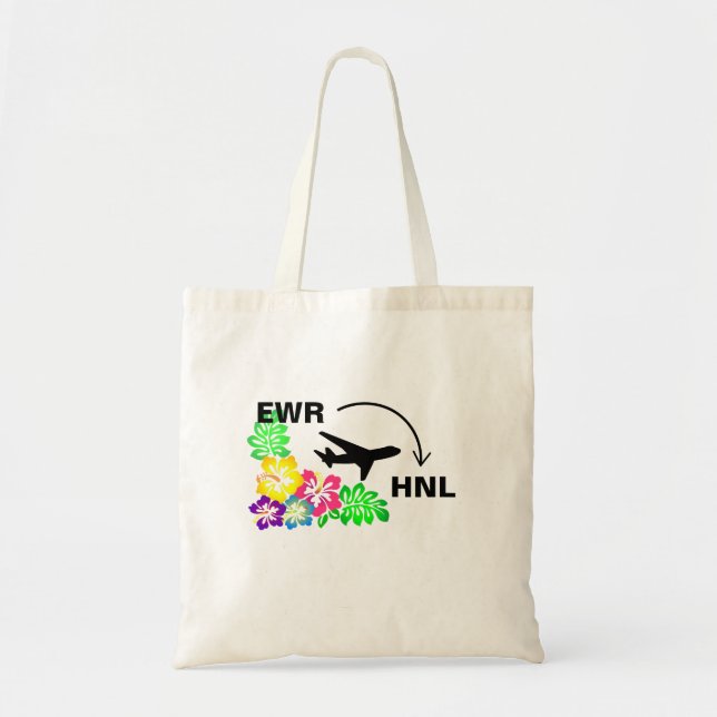 Bolsa Tote Viagem para Honolulu Hawaii (Frente)