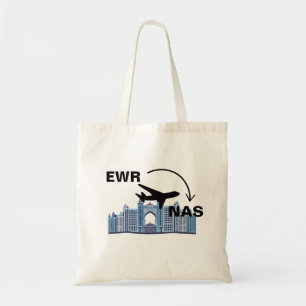 Bolsa Tote Viagem para Nassau Bahamas